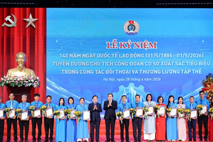 HAPULICO  được vinh danh tại Lễ kỷ niệm 140 năm ngày Quốc tế Lao động 1/5/2026